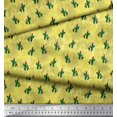 thumbnail image 3 of Soimoi Rayon Crepe Fabric Cactus Tree Decor Fabric Printed Yard 46 Inch Wide, 3 of 5
