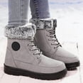 thumbnail image 2 of Mepaouo Bottes d'Hiver pour Femmes à la Cheville, Imperméables, à Lacets, Bottillons de Randonnée Antidérapants, Chaussures de Marche d'Extérieur, 2 of 7
