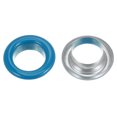 thumbnail image 4 of Unique Bargains 100PCS Grommets Eyelets 2/5 Inch (10mm) ID Hole Metal Self Backing Eyelet with Washers for Leather Blue, 4 of 7