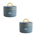 thumbnail image 1 of 2PC Bathtub Drain Stopper Portable Insulated Lunch Container Set Stackable Stainless Steel Food Container With Thermal Bag Upgrade Food Storage Container Boxes For School Work Picnic Travel, 1 of 9