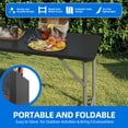 thumbnail image 4 of DEXTRUS 6FT Folding Table, Black, 4 of 9