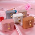 thumbnail image 4 of Earrings Ring Storage Box Gift Cases  Corner Fashion Luxury Double Portable Mini Jewelry Organizers, 4 of 12