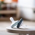 thumbnail image 3 of Tommee Tippee Breast-like Pacifier Soother, 0-6 months – Slate & Serene Sky, 3 of 5
