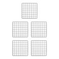 thumbnail image 1 of Transemion Portable Pet Playpen Panel Cage Fence Metal Guinea pig Wire Black General Grid 5Set, 1 of 6