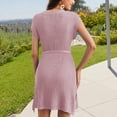 thumbnail image 4 of Robes pour Femmes 2024 Été Grande Taille Fendue Mi-Longue 50 % de Réduction!, 4 of 9