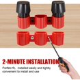 thumbnail image 4 of Accessoires de Support de Batterie Universel pour le Rangement Mural avec Emplacements pour Piles Compatibles avec les Racks de Rangement de Piles et Porte-Outils de Perceuse (3 Pcs) 3 Pcs, 4 of 6