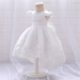thumbnail image 5 of Robes pour Filles Robes de Cérémonie pour Filles Robe Blanche pour Filles Robe de Circonstance pour Filles Robes pour Filles Taille Mode pour Filles, 5 of 5