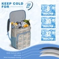 thumbnail image 2 of Aesthetic Earthy Cooler Backpack - 20L Insulated Leakproof Bag, Bohemian Design for Beach, 2 of 6