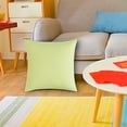 thumbnail image 4 of Bdday Housses d'Oreiller d'Été 2 Pcs Housse d'Oreiller d'Extérieur Imperméable Housse d'Oreiller Moderne de Couleur Unie Coussin Oreiller Dossier Housse d'Oreiller Housses d'Oreiller Décoratives, 4 of 5