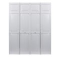 thumbnail image 1 of Spectrum SEAPP72 72 x 80 in. Seabrooke PVC Raised Panel Bifold Door, White, 1 of 5