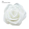 thumbnail image 2 of ziyahi Pack of 50 Artificial Bionic Flowers PE Foam Simulation Roses Fake Flower Decorations Wedding Party Engagement Presents White, 2 of 9