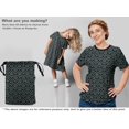 thumbnail image 5 of oneOone Rayon Black Fabric Damask Sewing Craft Projects Fabric Prints By Yard 56 Inch Wide, 5 of 5