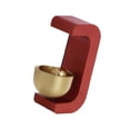 thumbnail image 4 of simhoa Ouverture de Porte Boutiquiers Cloche de Porte Décoration pour Porte de Grange Entrée Commerciale Rouge, 4 of 8