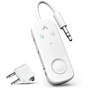 Avantree Relay - Premium Airplane Bluetooth 5.3 Adapter, Supports 2 AirPods or Headphones with aptX Low Latency, 3.5mm AUX Wireless Audio Transmitter for in-Flight Travel, TV, Gym, Tablets