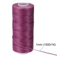 thumbnail image 4 of Unique Bargains Fil à Coudre en Cuir Ciré en Polyester Violet, 55 Yards, 4 of 6