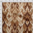 thumbnail image 4 of oneOone Velvet Brown Fabric Flame Stitch Craft Projects Decor Fabric Printed By The Yard 58 Inch Wide, 4 of 4