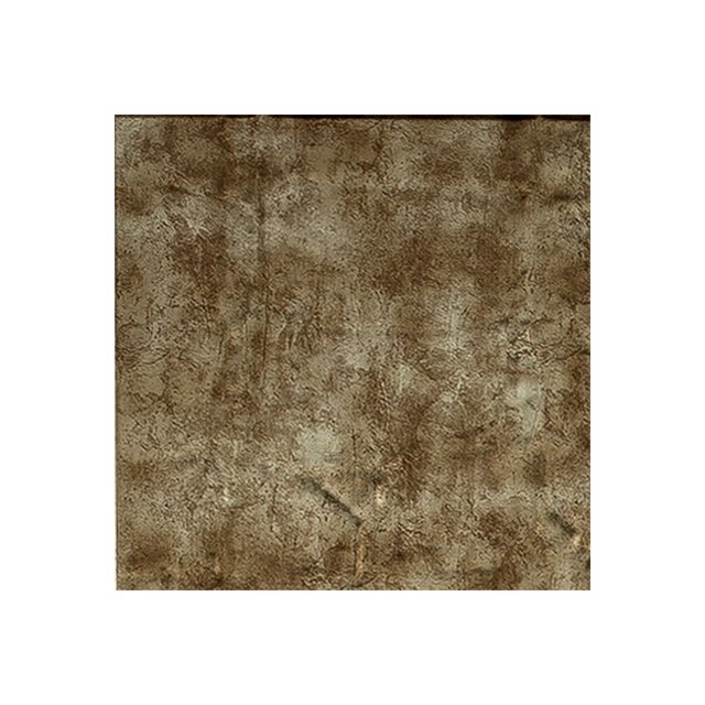 FASÄDE Easy Installation Cayman Bermuda Bronze Wall Panel Sample, a 12-inch by 12-inch decorative thermoplastic panel in a textured bronze finish. This sample showcases a portion of the full panel design, ideal for evaluating its water, impact, and stain-resistant properties. Made from durable vinyl, it resists rust, mold, and mildew, making it suitable for various spaces like garages, offices, or utility rooms. The panel is lightweight, flexible, and easy to cut for quick installation.
