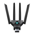 thumbnail image 1 of axGear Adaptateur de Réseau WiFi Sans Fil USB 3.0 Double Bande 1300 Mbps Récepteur 2,4G 5GHz, 1 of 9