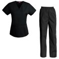 thumbnail image 1 of Women's Scrubs Set Scrub Top and Pants Scrubs Set, 1 of 3