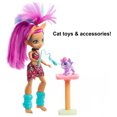 thumbnail image 3 of Cave Club Wild About Cats Playset + Roaralai Doll, 3 of 6