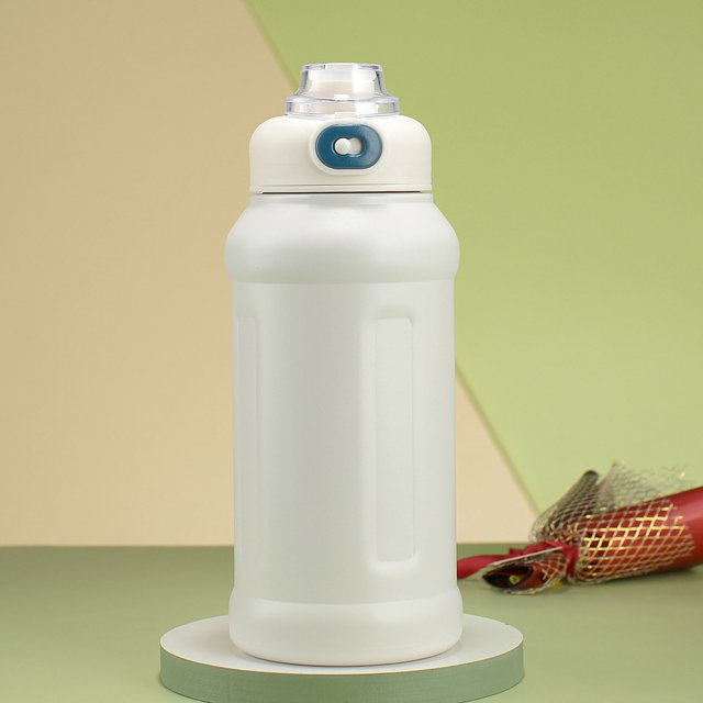 Danhjin Mug Mug Insulated Water Bottle With Straw For Adults Large Thermal Vacuum Cups For Hot And Cold DrinksBPA Stainless Steel Thermoses Leak-proof Flask