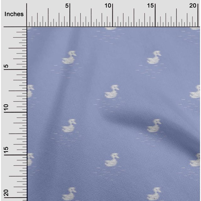 oneOone Silk Tabby Fabric Duck Ikat Fabric Prints By Yard 42 Inch Wide