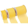 thumbnail image 2 of Joycrosso Burlap Wired Edge Ribbon 2.5 inch x 10 Yards, Yellow, Ideal for Crafting, Gift Wrapping, Wreath, Christmas Tree, and Rustic Wedding Decorations, 2 of 4