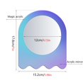 thumbnail image 1 of High Quality Magnetic Locker Mirror Portable Rectangular Hanging Mirror School Bathroom Refrigerator Cabinet Decoration Mirrors, 1 of 8