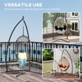 thumbnail image 4 of Outsunny Support de Chaise Hamac, Support de Chaise Suspendue en Acier Seulement avec Porte-Gobelet, 4 of 10