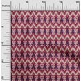 thumbnail image 1 of oneOone Viscose Jersey Fabric Chevron & Swirl Ikat Print Fabric BTY 60 Inch Wide, 1 of 5