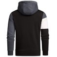 thumbnail image 3 of RKSTN Chandails à Capuchon pour Hommes Mode d'Automne Chandail Doux Mode Poche Décontracté à Manches Longues Chandail à Capuchon Hauts Patchwork Chandails Chandail pour Hommes, 3 of 3