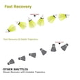 thumbnail image 5 of Yonex Mavis - 600 Nylon Badminton Shuttlecock , Fast Recovery | Yellow , Pack Of 6, 5 of 5
