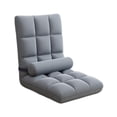 thumbnail image 3 of Elodie Chaise de Sol avec Soutien Dorsal, 5 Positions Réglables, Fauteuil Inclinable pour Appartement, Gris, 3 of 8