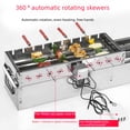 thumbnail image 3 of Innovative Automatic Rotating Skewer Grill with Adjustable Width - 5V USB/Power Bank Compatible (AC/DC), Modern Compact Design, 80cm Length, Even Cooking, Durable Yongkang-Made Outdoor/Indoor, 3 of 5