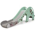 thumbnail image 1 of Patiojoy Kids Giraffe Slide Baby Play Climber Slide Set with Basketball Hoop Green, 1 of 5