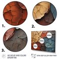 thumbnail image 3 of Designart Tree Redbrown framed wall art decor, Tree Redbrown framed wall Art, Blue Beige Abstract Redbrown Tree composition , Traditional Natural framed wall art, Natural brown color Frame, 3 of 5