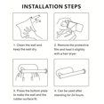 thumbnail image 3 of simhoa 4 Pieces Bathroom Hardware Set Drill Installation Fixtures Premium Material Brushed, 3 of 8