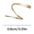 thumbnail image 3 of Vaidha Spirall Hoop Twists Earrings Double Twists Hoop Earrings For Piercing | Small Spirall Cartilage Hoop Earring | Double Piercing Earrings For Women, 3 of 5