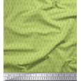thumbnail image 1 of Soimoi Green Rayon Crepe Fabric Lighthouse Nautical Print Fabric by Yard 46 Inch Wide, 1 of 1