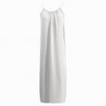 thumbnail image 4 of NIEWTR Robe Décontractée Tissée pour Tout-Petits et Bébés Filles, Bretelles Larges, Robe Soleil Fluide pour les Journées d'Été (Blanc, 12-13 Ans), 4 of 6