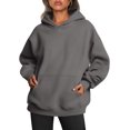 thumbnail image 1 of ORUYROP Sweat à Capuche Surdimensionné pour Femmes Pull Pull à Manches Longues avec Poche, 1 of 7