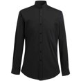 thumbnail image 1 of Brook Taverner Mens Volterra Grandad Collar Formal Shirt, 1 of 2
