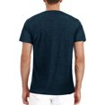 thumbnail image 2 of Innerwin Blouse Col Rond pour Hommes Hauts d'Été Col Henley Coupe Régulière T-Shirts Bleu Royal TG, 2 of 3