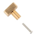 thumbnail image 2 of Era Square Knob 4-Pack Brushed Gold, 2 of 7