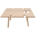 thumbnail image 1 of Table à Vin Pliable Extérieure 1 Pce Table à Vin Carrée Portable Fourniture de Pique-Nique, 1 of 7