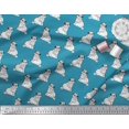 thumbnail image 3 of Soimoi Polyester Crepe Fabric Pug Dog Decor Fabric Printed Yard 42 Inch Wide, 3 of 3