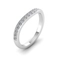 thumbnail image 2 of 3/8ctw Diamond Wedding Band in 10k White Gold, 2 of 2