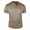 Khaki, variant on cfhntfmh Henley Shirts for Men Short Sleeve Casual Basic Tees Summer Button Henley T Shirts Casual Slim Fit Muscle Tshirts