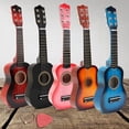 thumbnail image 2 of EASTIN Children 6 Strings Acoustic Guitar  Wooden Black  12 oz  21”, 2 of 4