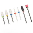 thumbnail image 1 of Nail Drill Bit, Polishing Cuticle Remover Bits Ceramic Reshaping  For Nail Salon, 1 of 8